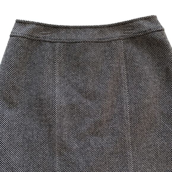 Carlisle Skirt Wool Blend Black Gray Tweed Career Office Tailored Pencil Size 10 - Picture 3 of 12